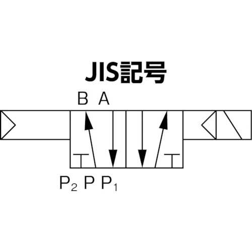 日本精器 4方向電磁弁 M5シングルDC24V7GT BN-7GT43-M5-C-F24