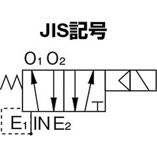 日本精器 4方向電磁弁10AAC200V7Mシリーズシングル BN-7M43-10-E200の