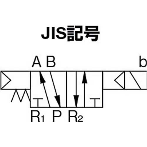 日本精器 4方向電磁弁10AAC100Vグロメット7Vシリーズシングル BN-7V43-10-G-E100