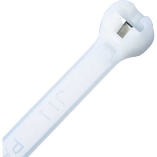 PANDUIT ステンレス爪ロック式ナイロン結束バンド ナチュラル 幅2.4mm 長さ102mm 100本入り BT1M-C
