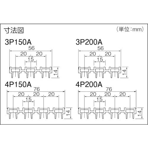 Panasonic ハイトロリール張力タイプ150A 本体 定格：4P・600V・150A 
