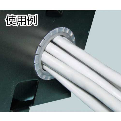 PANDUIT 粘着剤付き自在ブッシュ スリットなし ナチュラル GES62F-A-C