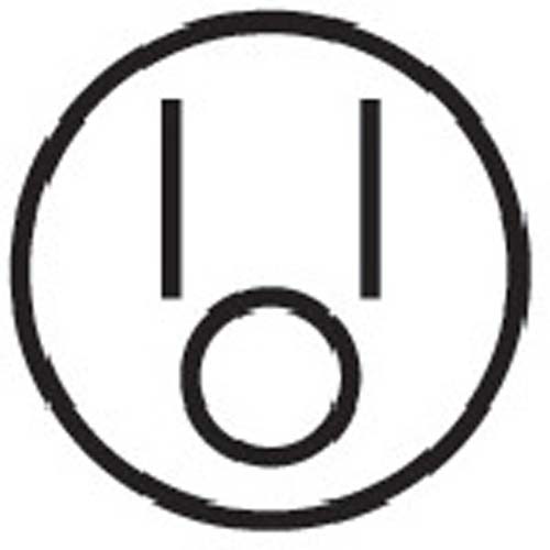 明工 防水コネクターボデー接地2P ME2624