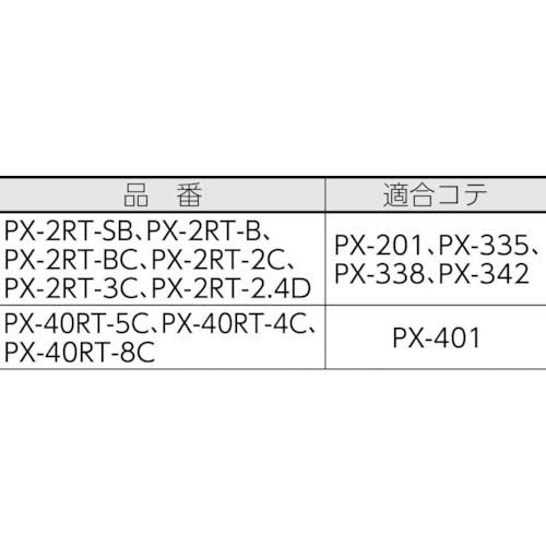 グット 替こて先 4C型 (1本＝1PK) PX-40RT-4C
