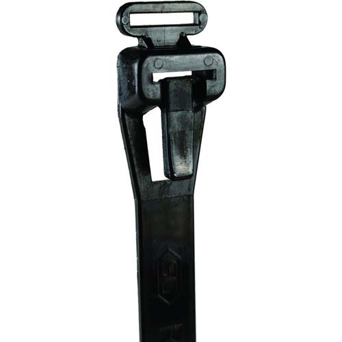 SG フックリピートタイ (耐候・耐熱タイプ) 黒色 7.4×155mm SG-FR150W