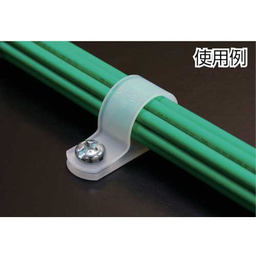 品川商工 ナイロンクリップ 100個入り 固定時の内径外穴21.3mm SL-14N