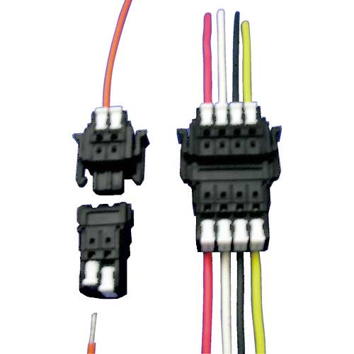 サトーパーツ 2ピース型スクリューレス端子台 SL-4500-ASシリーズ SL-4500-AS-4PB