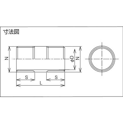 島田 炭素銅鋼管 耐圧防爆構造ニップル PF3/4 SNP-22