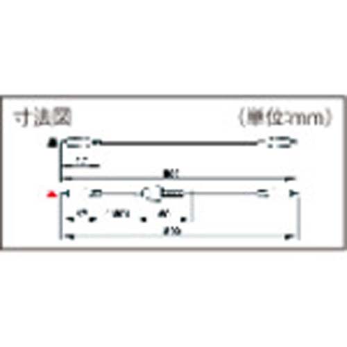 テイシン ヒューズホルダー付テストリード シールドクリップM両端付(2本入) TLA-15
