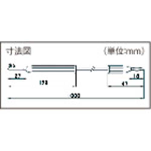 テイシン テスターリード 100cm テスターピン大⇔バナナプラグ (2本入) TLA-202