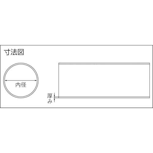 TRUSCO 熱収縮チューブ 収縮率2:1 透明 (1個入) TRP2.0-0.75-2MTM