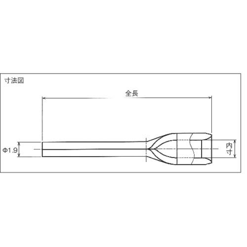 TRUSCO 絶縁キャップ付棒型裸圧着端子長さ22.0 (10個入) T-TC2-13.5V-STC
