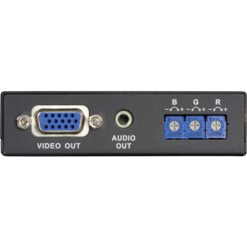 ATEN ビデオ延長器用レシーバー VGA / Cat5 / スキュー調整対応