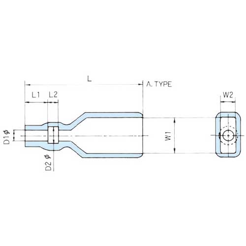 TRUSCO 平型端子用絶縁キャップ250型用 内径3.2Φタイプ 50個入 ZCB250-3.2-50