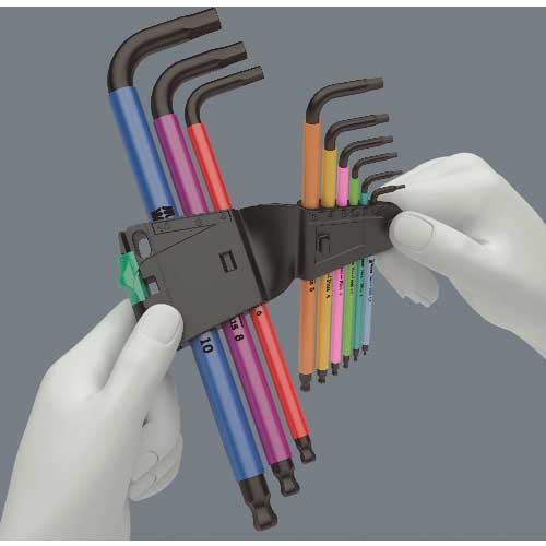 Wera 950SPKL/9SMN ヘックスキーセット 022089