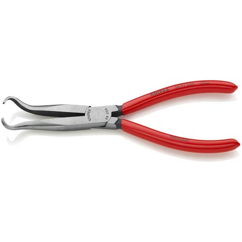 KNIPEX メカニックプライヤー 45°先曲がり プラスチックハンドル 3891-200