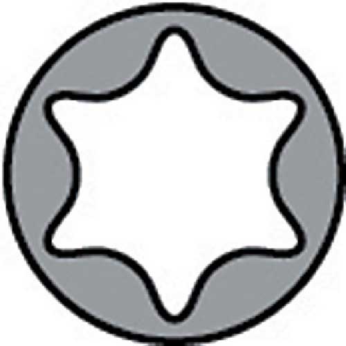 TONE インパクト用ヘックスローブソケット トルクスソケット E12 先端寸法11.13mm 3ATX-E12