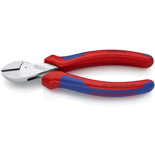 KNIPEX コンパクトニッパー X-CUT クロムメッキ仕上げ 7305-160