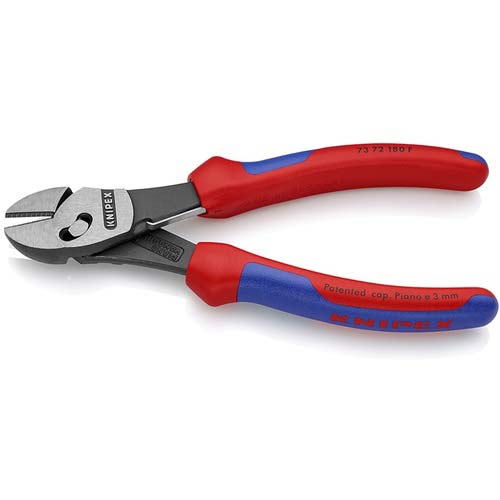 KNIPEX ツインフォースニッパー バネ付 180mm 7372-180F