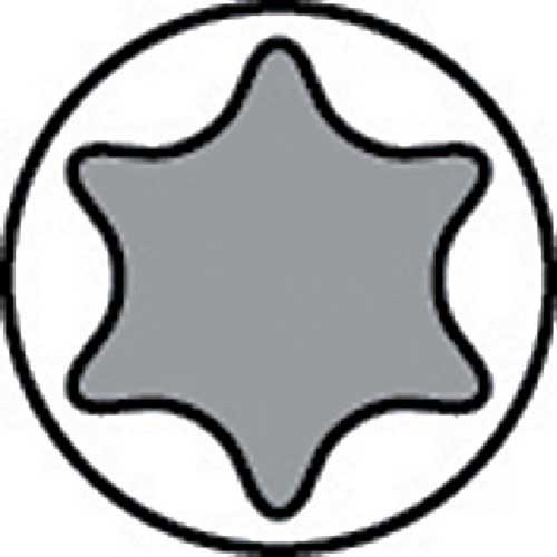 KTC 9.5sq.ショートT型トルクスビットソケット T40 先端寸法6.60mm BT3-T40S