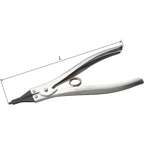 スーパー スナップリングプライヤ(爪固定型)軸用直爪 使用範囲(止め輪の呼び径)4〜10 CS-0A