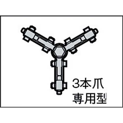 スーパー ギヤープーラGT型 3本爪プーラ D(被引抜き物の直径)：最小60