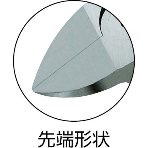 KEIBA 電工用ハイパワーニッパー(刃部形状フラット) 175 NH-227