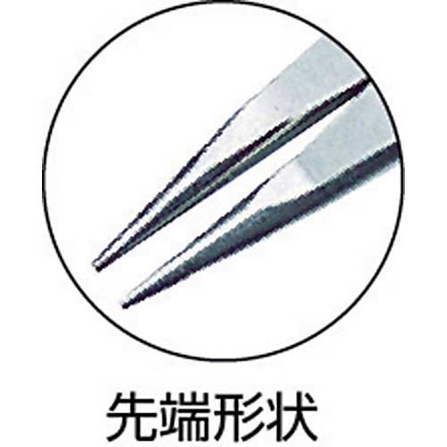TOP ラウンドノーズプライヤ ステンレス製 100mm RN-100