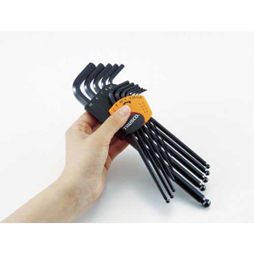 TRUSCO ボールポイント六角棒レンチ ロングタイプ 4.5mm TBRL-45