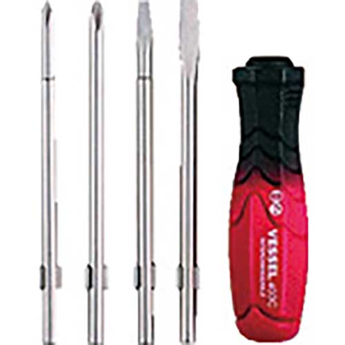 VESSEL デュアルトーン差替ドライバー(4本組) TD-2100