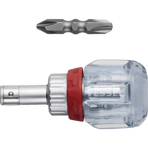 VESSEL ラチェットスタビードライバー No.TD-6700W-23(+2/+3) TD-6700W-23