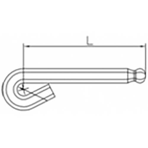 TRUSCO ボールポイント六角棒レンチセット ナイフ式 TNB7S