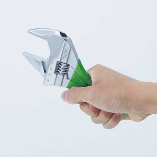 エビ ポケットモンキーレンチ グリーン 185mm UM48SG