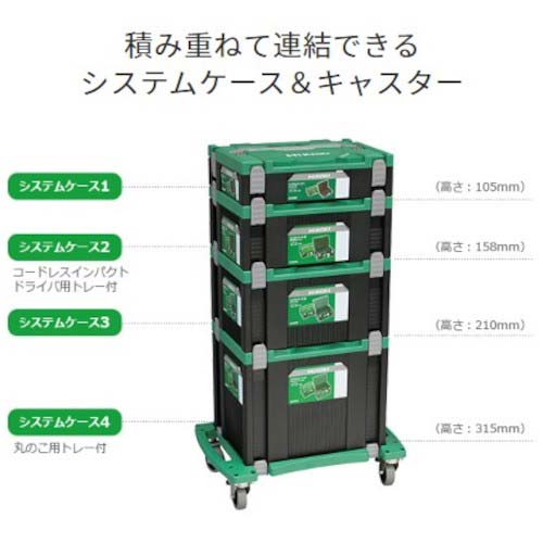HiKOKI キャスター システムケース用 00402660