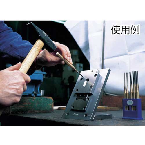 RENNSTEIG 平行ピンポンチ 150mm 先端径3mm 450-003-0