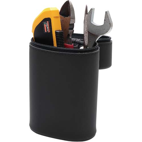 LIHIT スタンドペンケース オーバルタイプLサイズ ブラック A7695-24