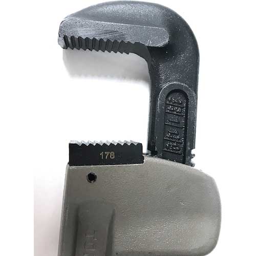 TONE パイプレンチ(アルミ製) 全長558mm 口開き100mm ALPW-600