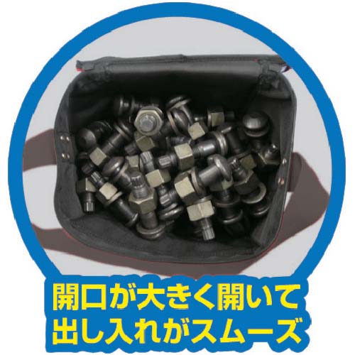 TONE ツールバッグ ボルトバッグ ブラック 幅300×奥行200×高さ210mm BGBB1