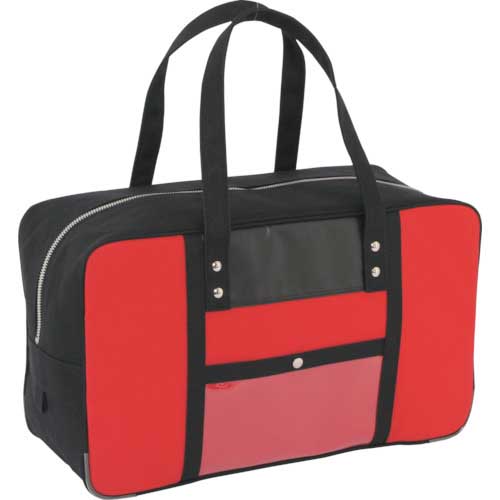 SANEI 帆布メール用ボストン(L)馬蹄錠金具付 赤 BTL-U-02