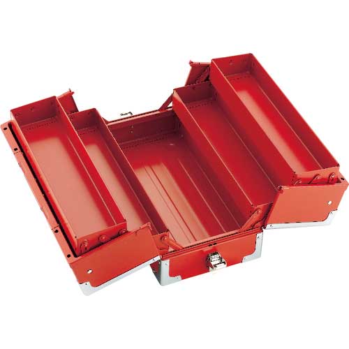 TONE ツールケース(メタル) V形3段式 433X220X240mm BX331