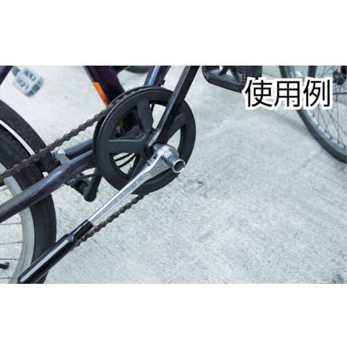 TONE 二輪車整備工具 サイクルラチェットレンチ 全長280mm CRW-1415