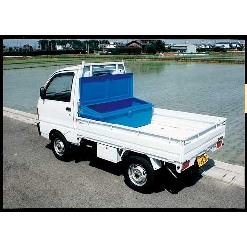 【廃番】ライフパーク 【受注停止中】 プラキャビンH型 中皿なし 外径寸法:間口1180×奥行570×高さ490mm 設置寸法:間口1090×奥行520mm 青 HSS