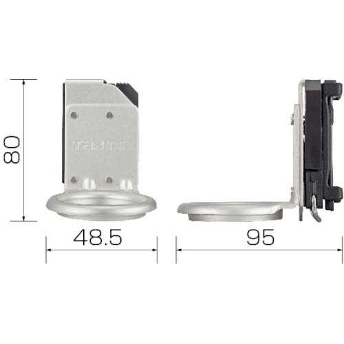 タジマ 着脱式工具ホルダーアルミ ハンマー3穴 SFKHA-H3