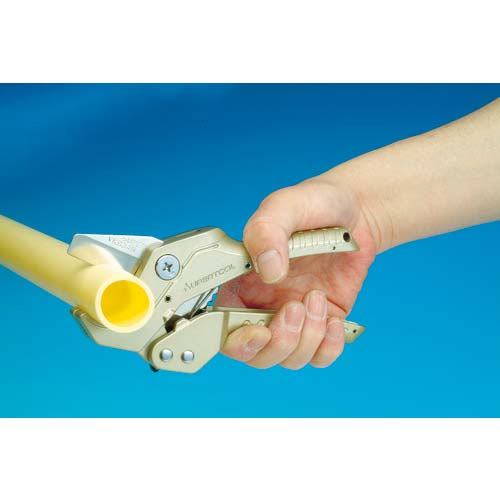 スーパー 塩ビカッター(ラチェット機構式)切断できるパイプ:外径34mm以下、硬質塩ビ管ポリ管(ポリプデン管) VK34N