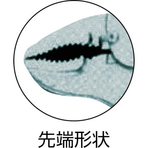 エビ バイスプライヤー カーブタイプ 178mm VM175