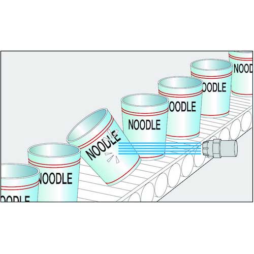 いけうち ラウンド形エアーノズル TAIFUJetシリーズ ステンレス鋼316L製 ネジ1/4オス Φ1.0 1/4MTF-R8-010S316L-IN
