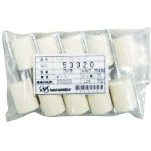 ナカニシ フェルトバフハードタイプ 10本入 砲弾型 φ6×13×軸φ3 53351