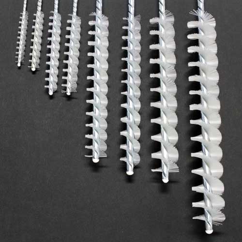 TRUSCO 六角軸スパイラルホールブラシ 66ナイロン 8.5mm 下穴径 6HB-8.5-NY