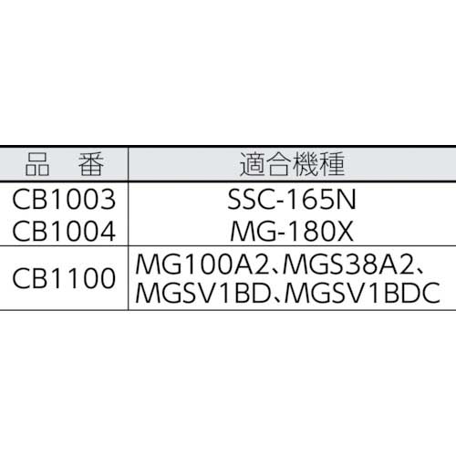 ミタチ MG100Aカーボンブラシ (1組(袋)=2個入) CB1100