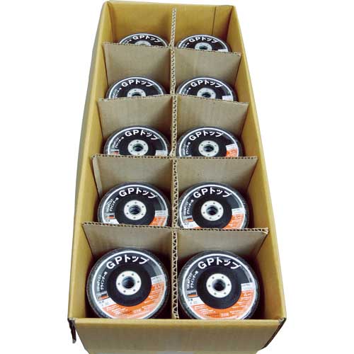 TRUSCO まとめ買い GPトップ アランダムΦ100 #120 100枚入 TGP10015-A-120-100P